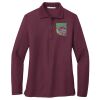 Ladies Silk Touch Long Sleeve Polo Thumbnail
