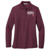 Ladies Silk Touch Long Sleeve Polo Thumbnail